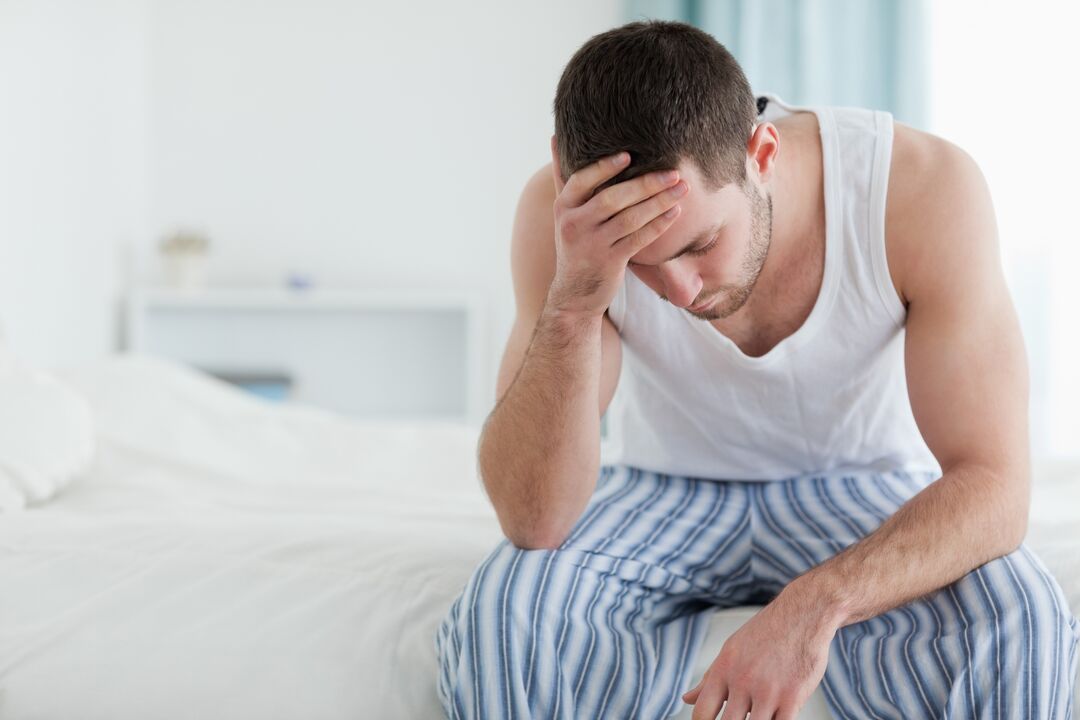 Pain in men with prostatitis