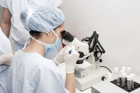 Carry out diagnostic labolarment prostatitis