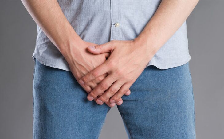 Prostatitis on a man